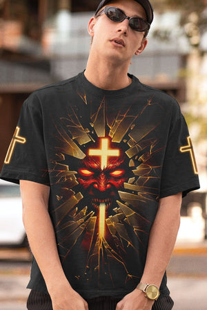 The Devil Is A Liar All Over Print T-shirt