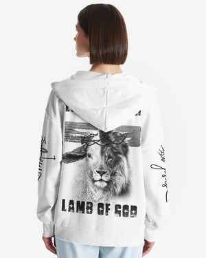 Lion Of Judah Lamb Of God All Over Print Zip Hoodie
