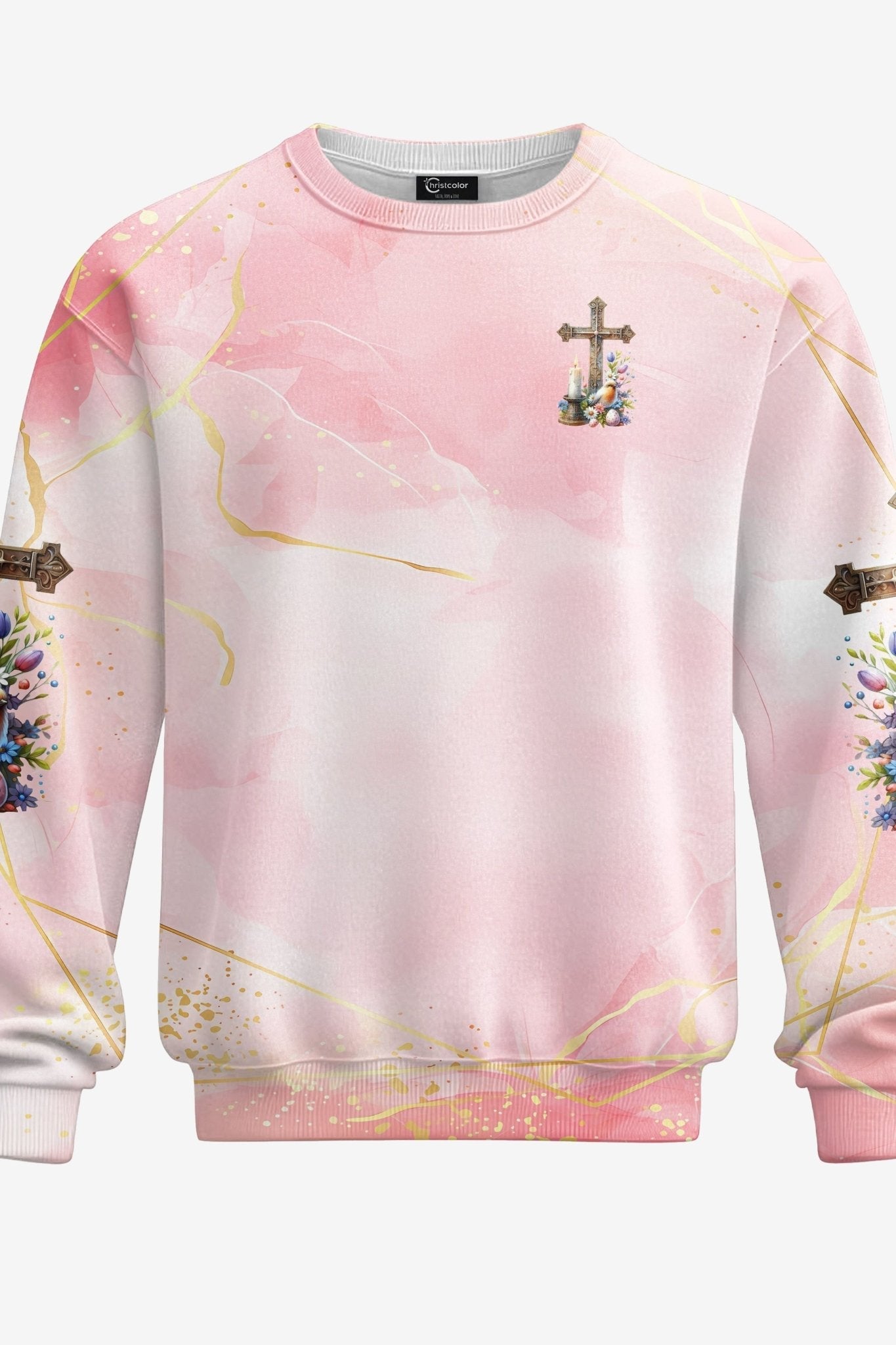 He Is Risen All Over Print Sweater