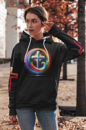 Rooted In Christ Jesus Is Light All Over Print Hoodie