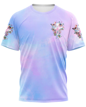 God Says You Are Unique All Over Print T-Shirt