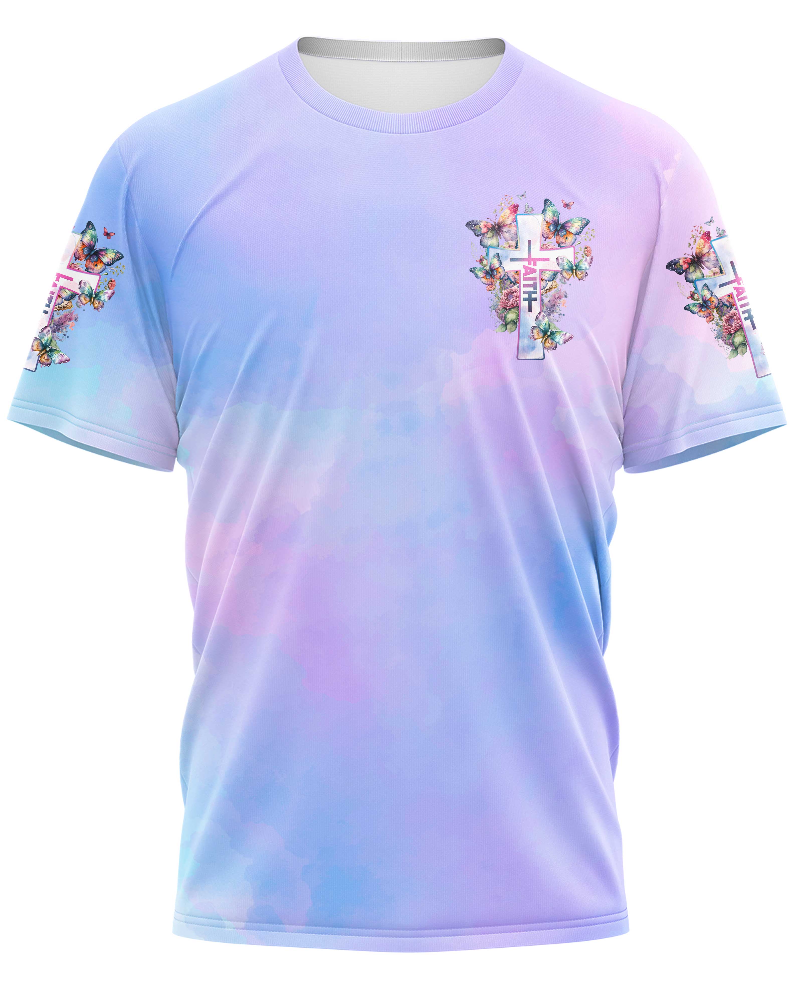 God Says You Are Unique All Over Print T-Shirt