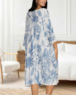 Jesus Christ All Over Print Sleep Tee
