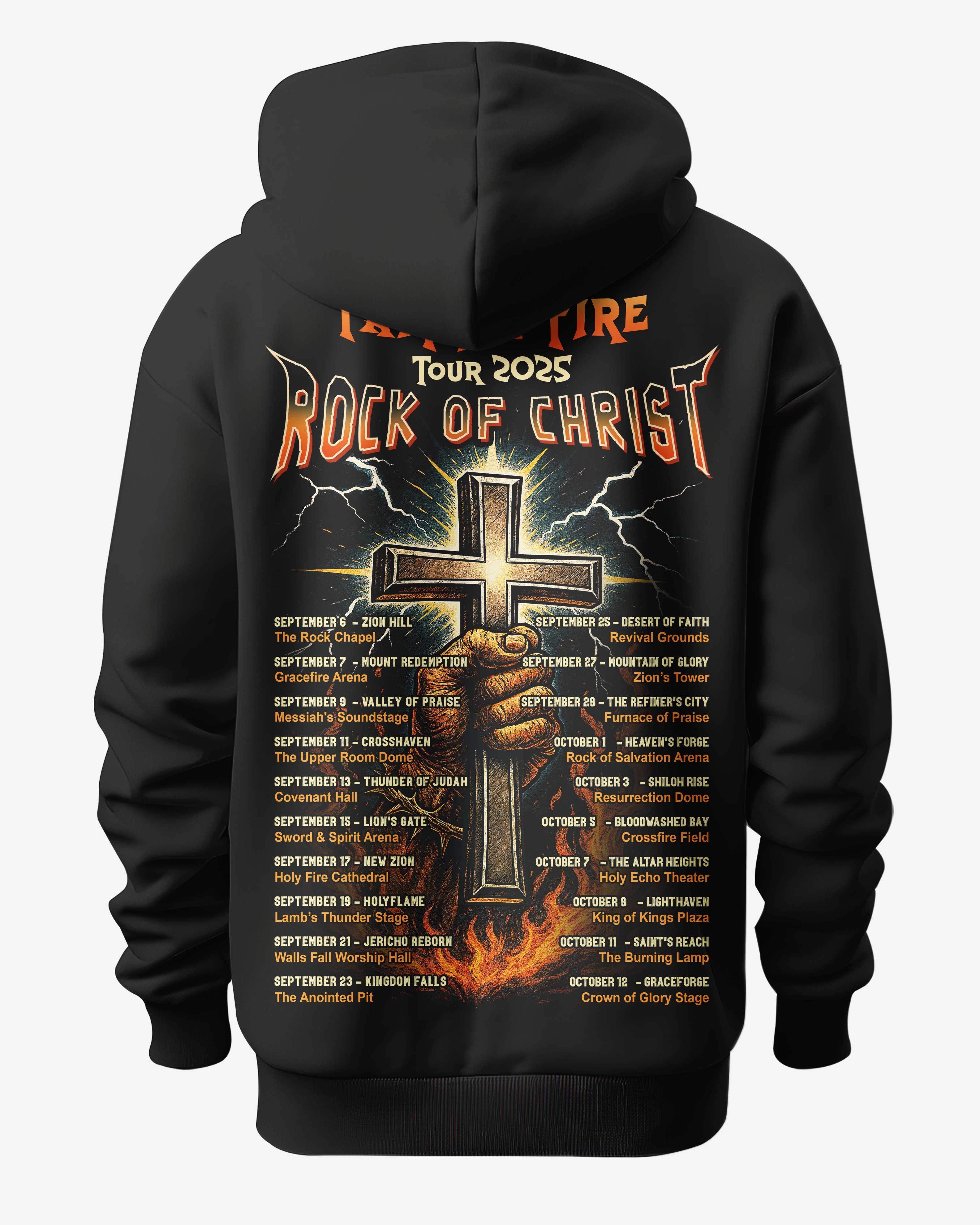Faith And Fire Tour 2025 Shirt