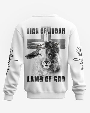 Lion Of Judah Lamb Of God All Over Print Sweater