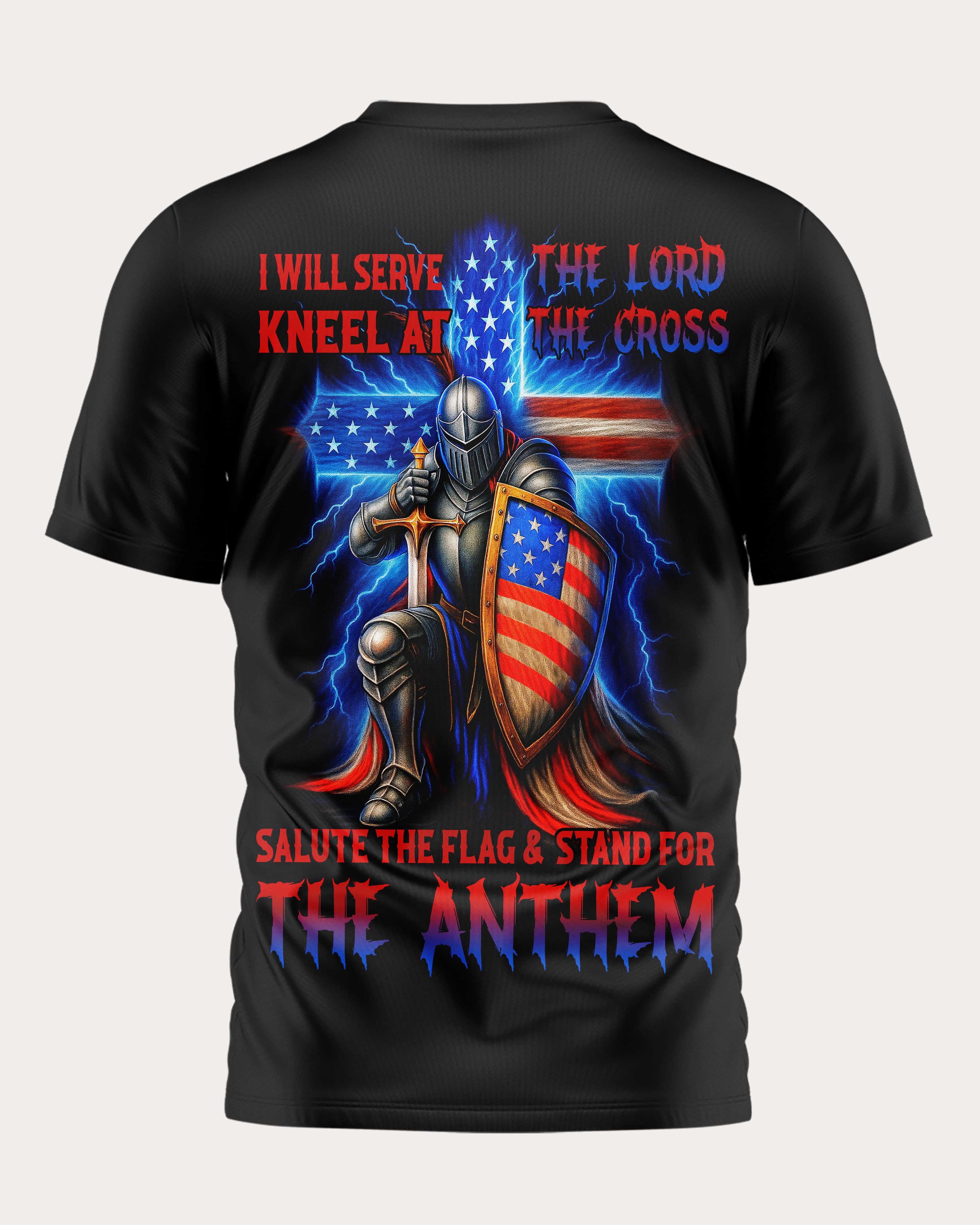 I Will Serve The Lord All Over Print T-Shirt