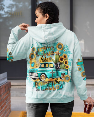 Jesus Take The Wheel All Over Print Hoodie