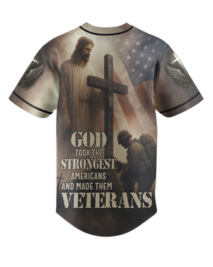 God Took The Strongest Americans All Over Print Jersey