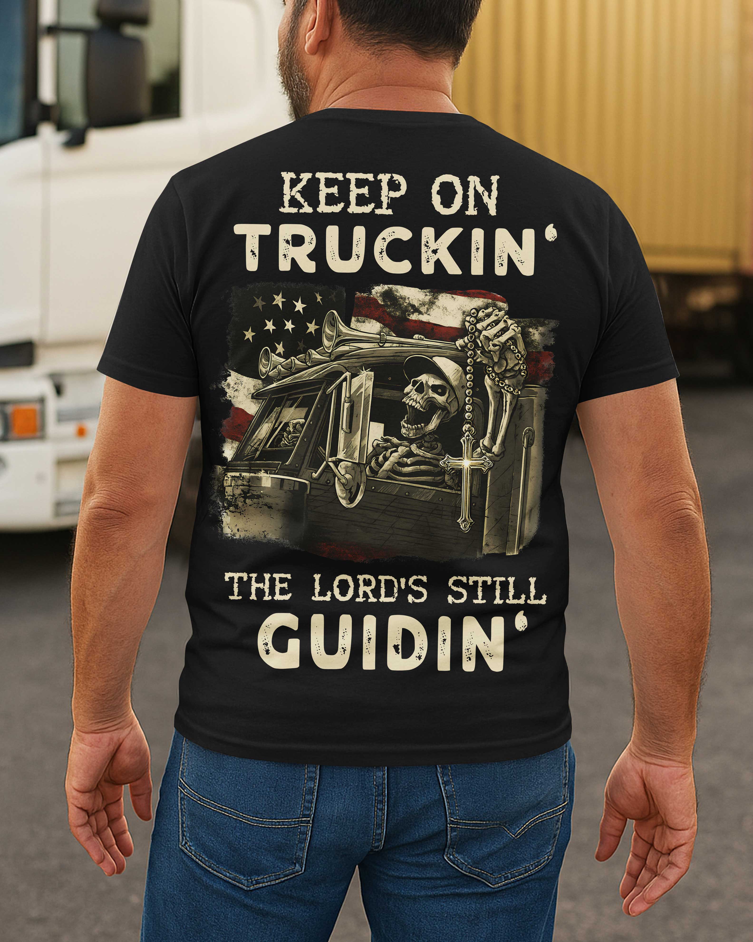 Keep On Truckin' All Over Print T-Shirt
