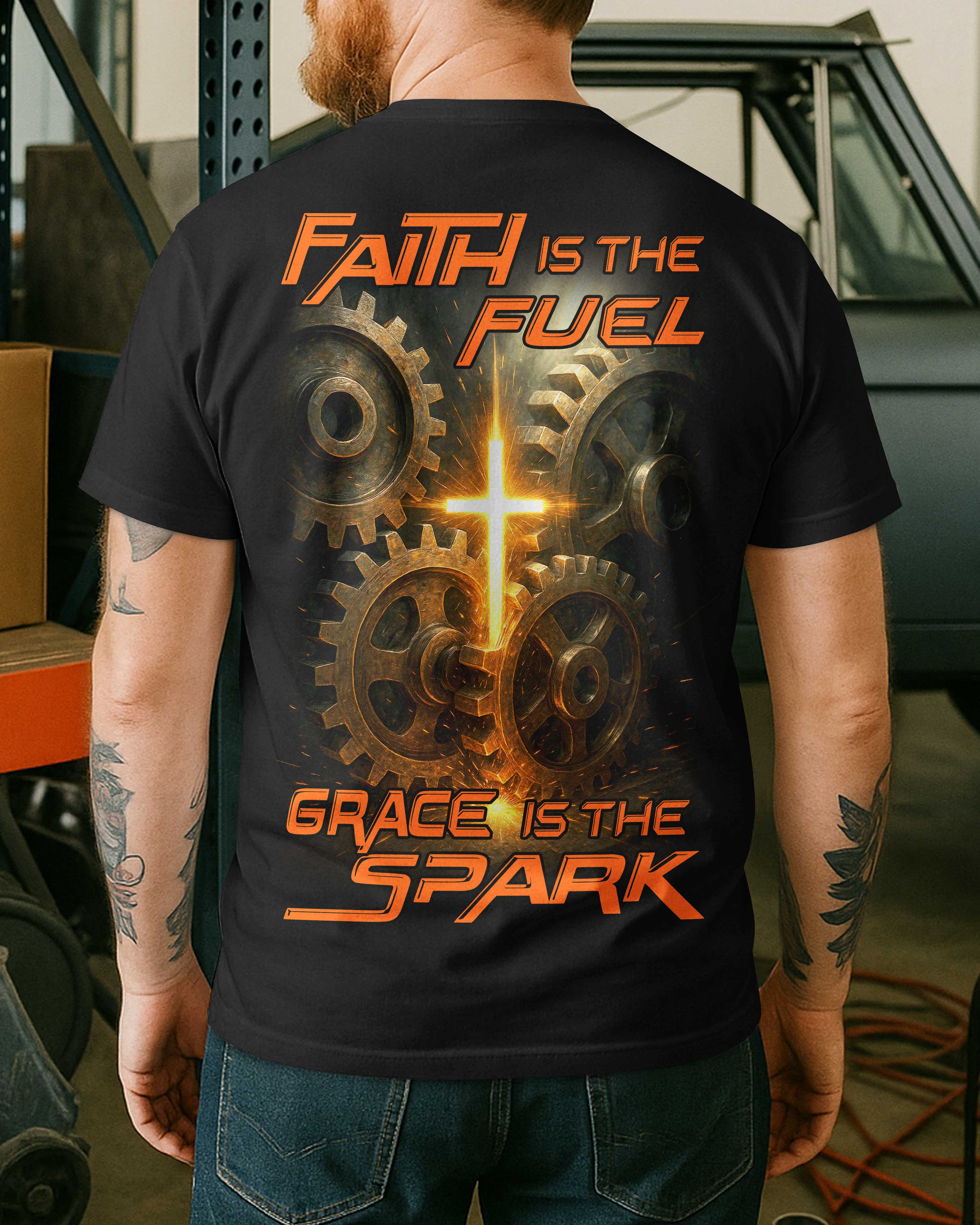 Faith Is The Fuel All Over Print T-Shirt