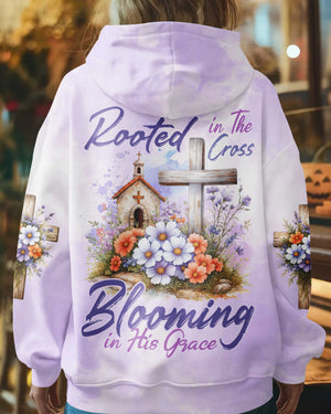 Rooted In The Cross Blooming In His Grace Shirt