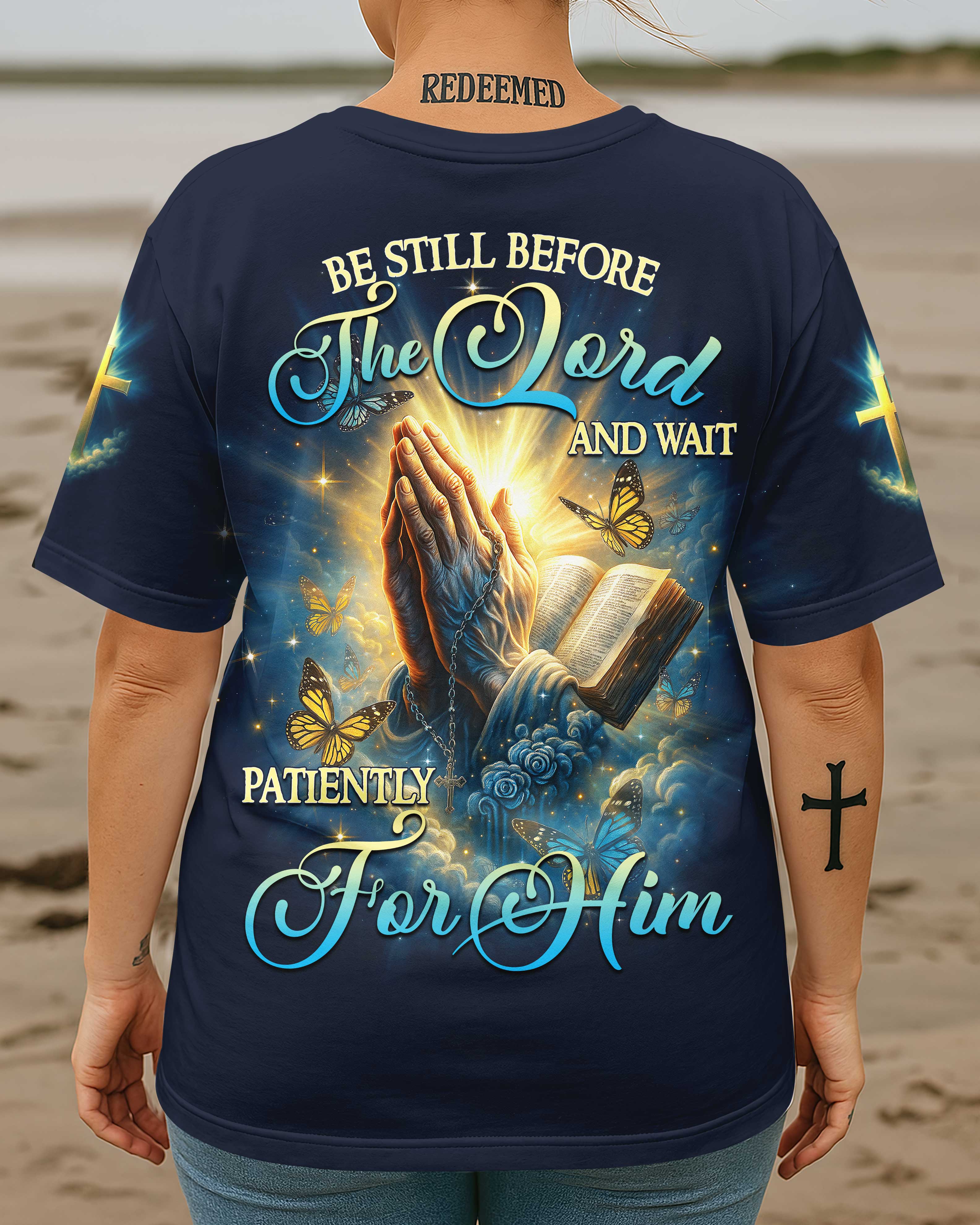 Be Still Before The Lord All Over Print T-Shirt
