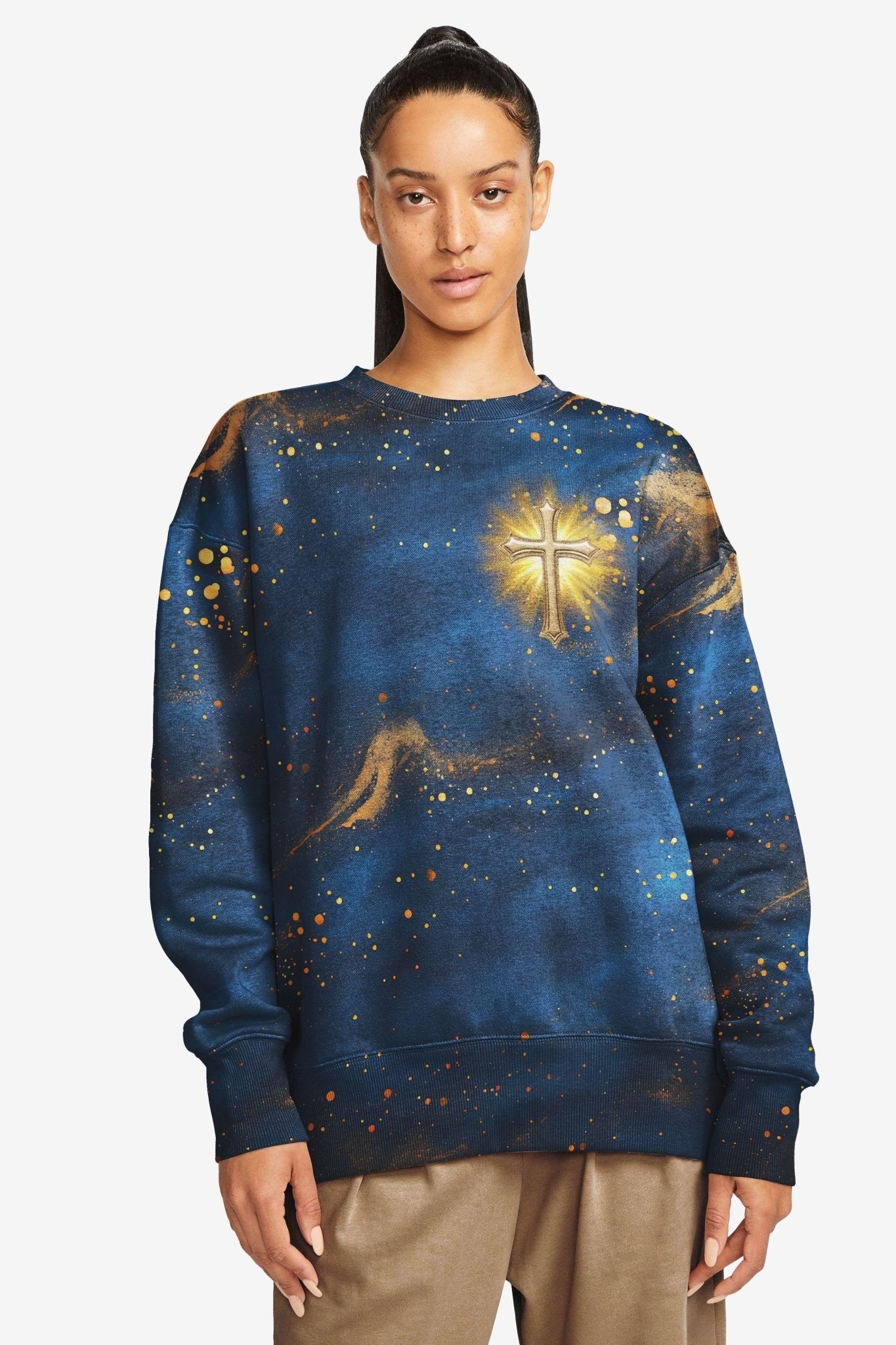 Faith Hope Love & Salvation All Over Print Sweater