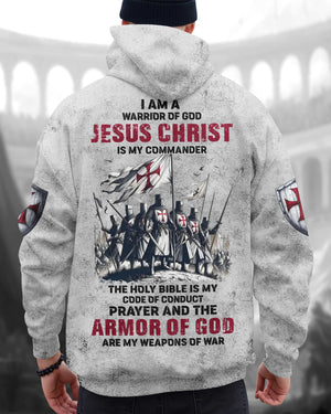 I Am A Warrior Of God Jesus Christ Is My Commander Shirt