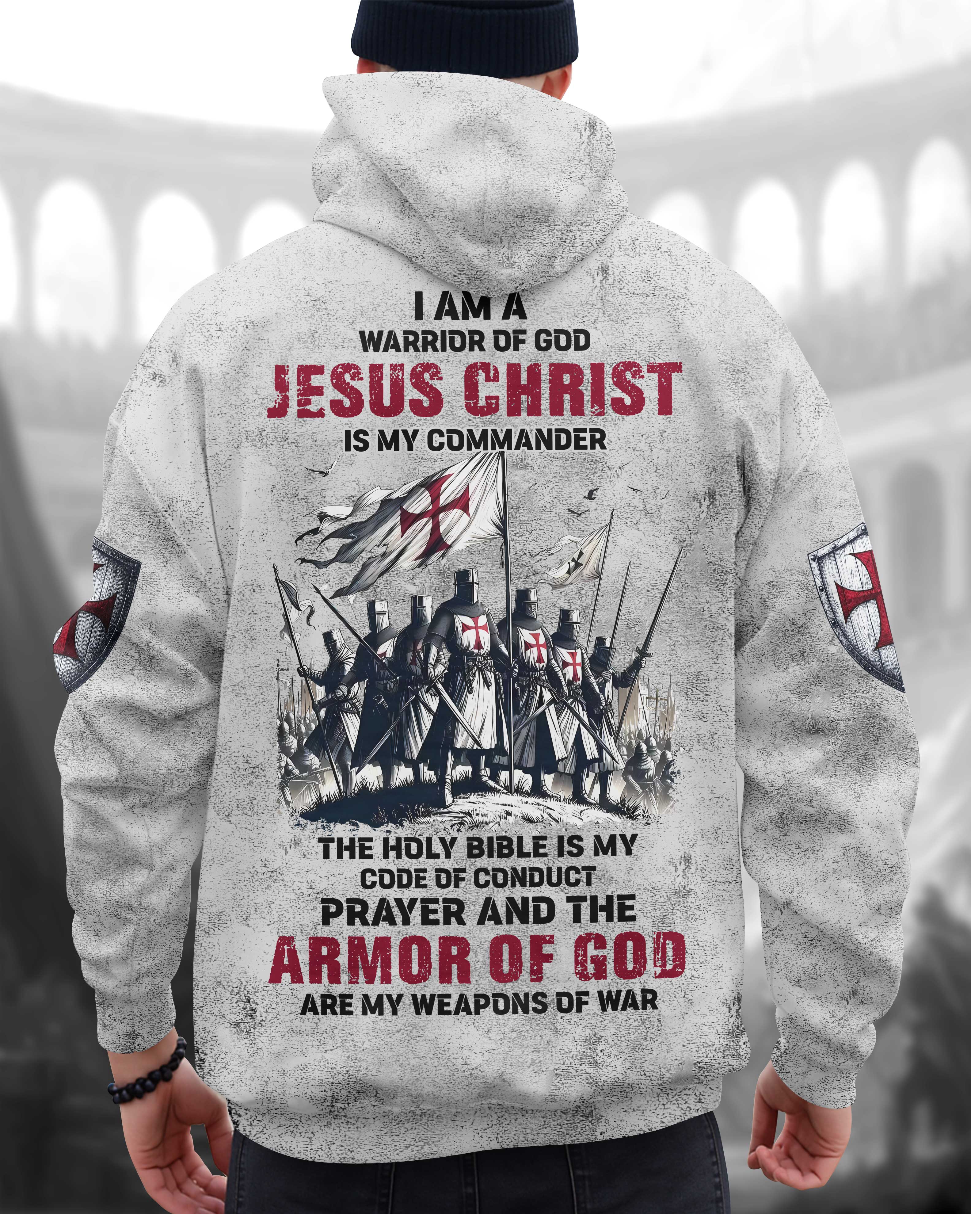 I Am A Warrior Of God Jesus Christ Is My Commander Shirt