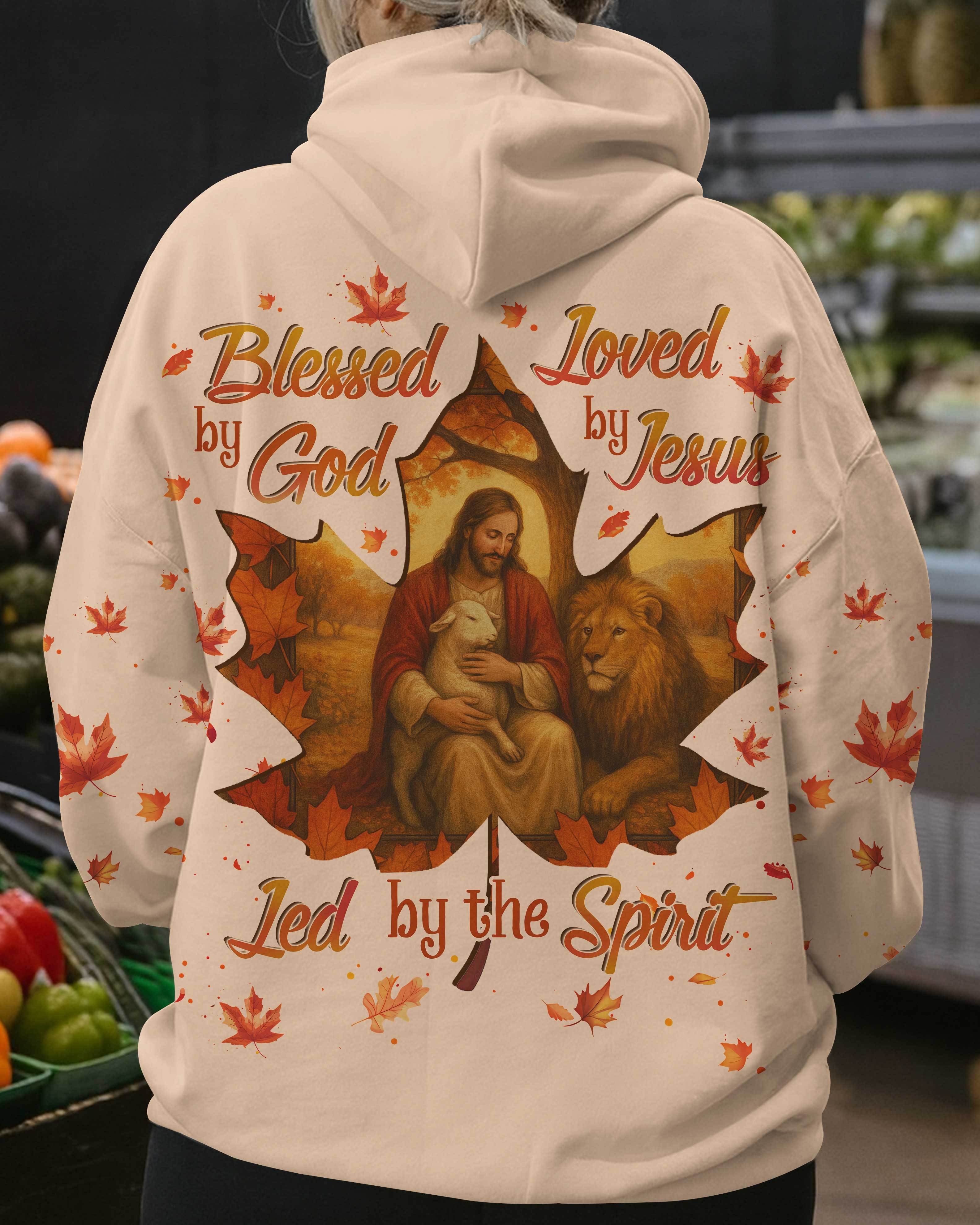 Blessed By God Loved By Jesus Led By The Spirit Shirts