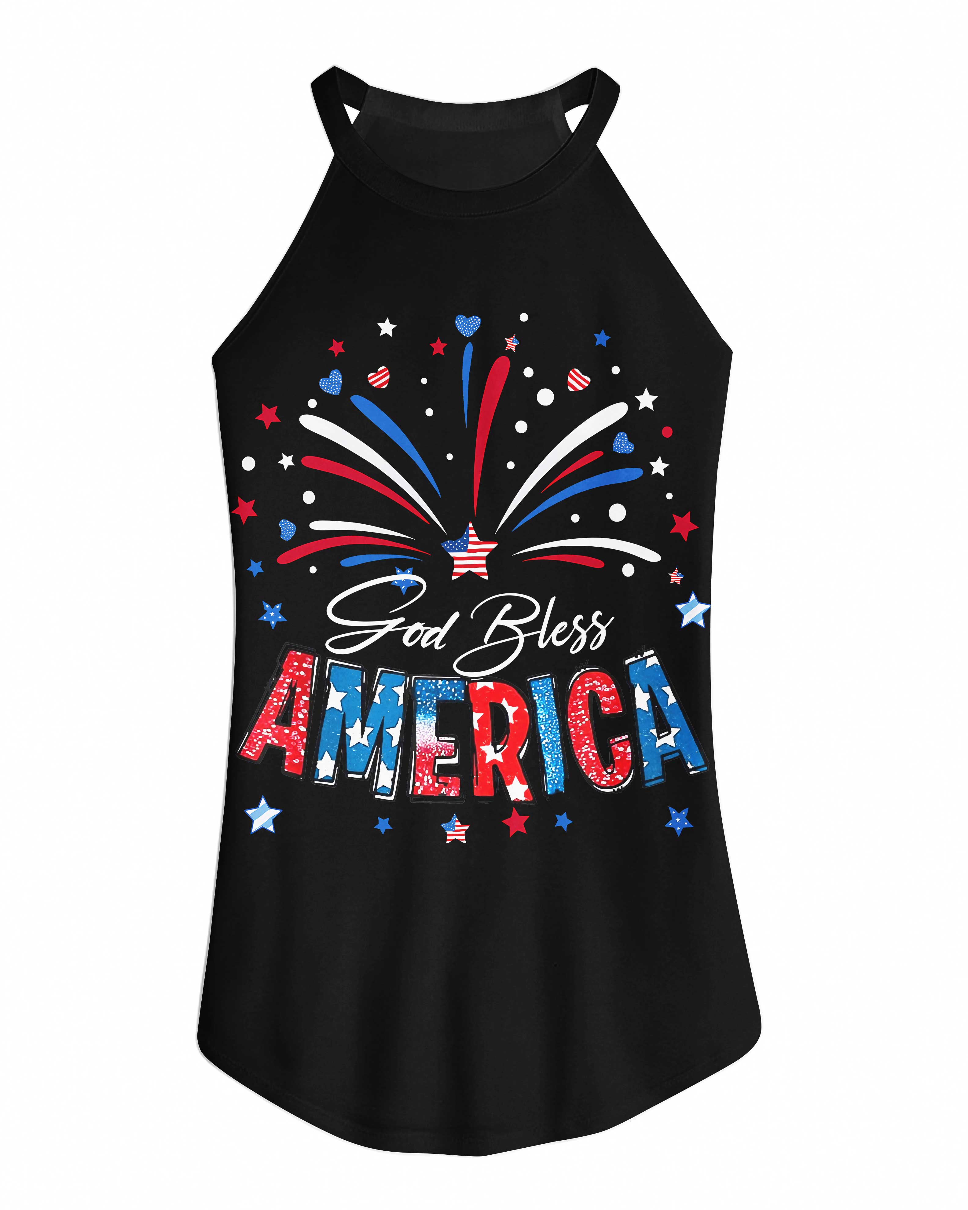 God Bless America Rocker Tank Top