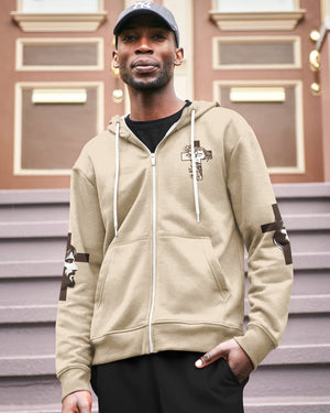 I Am His And He Is Mine All Over Print Zip Hoodie