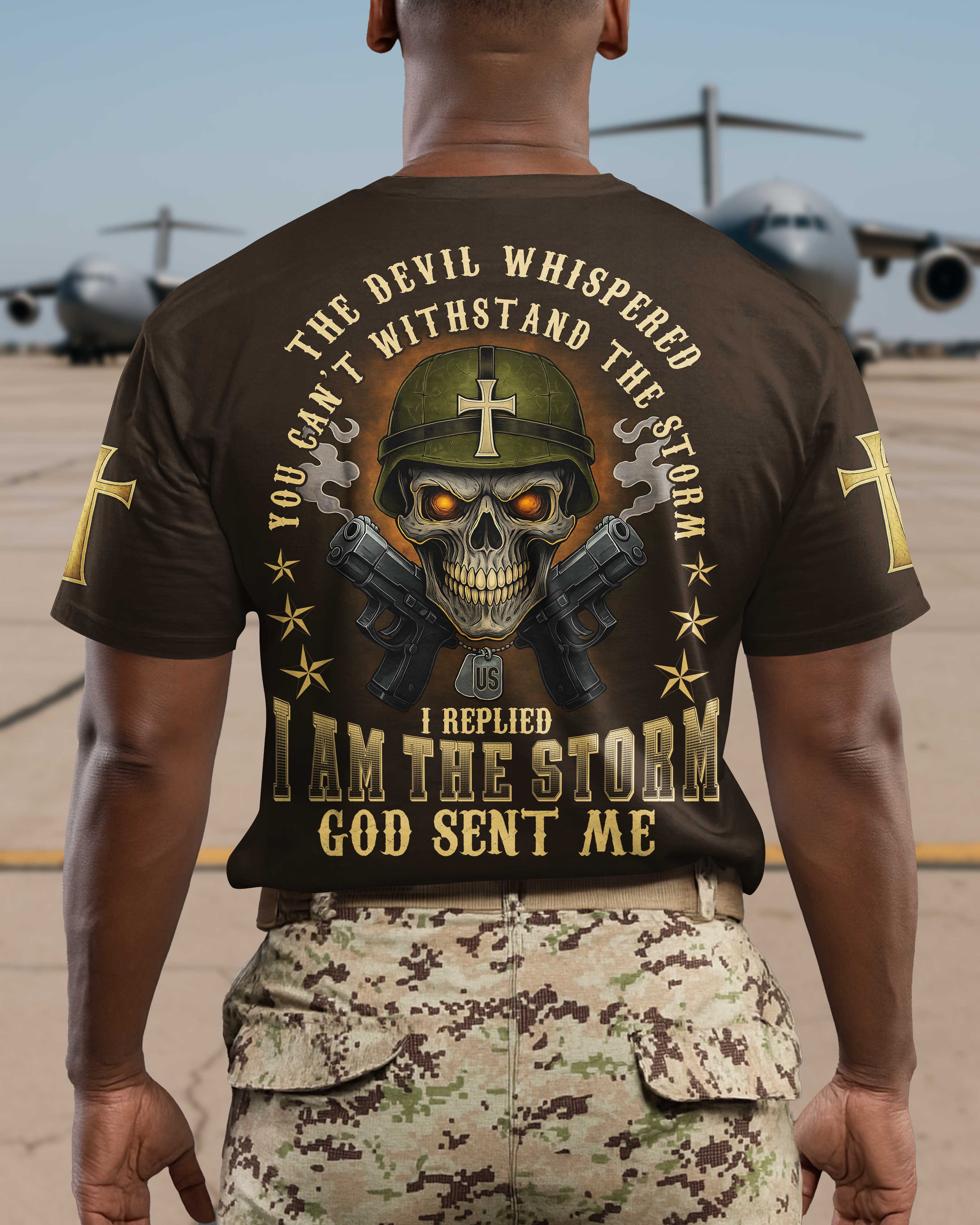 The Devil Whispered You Can't Withstand The Storm Shirt