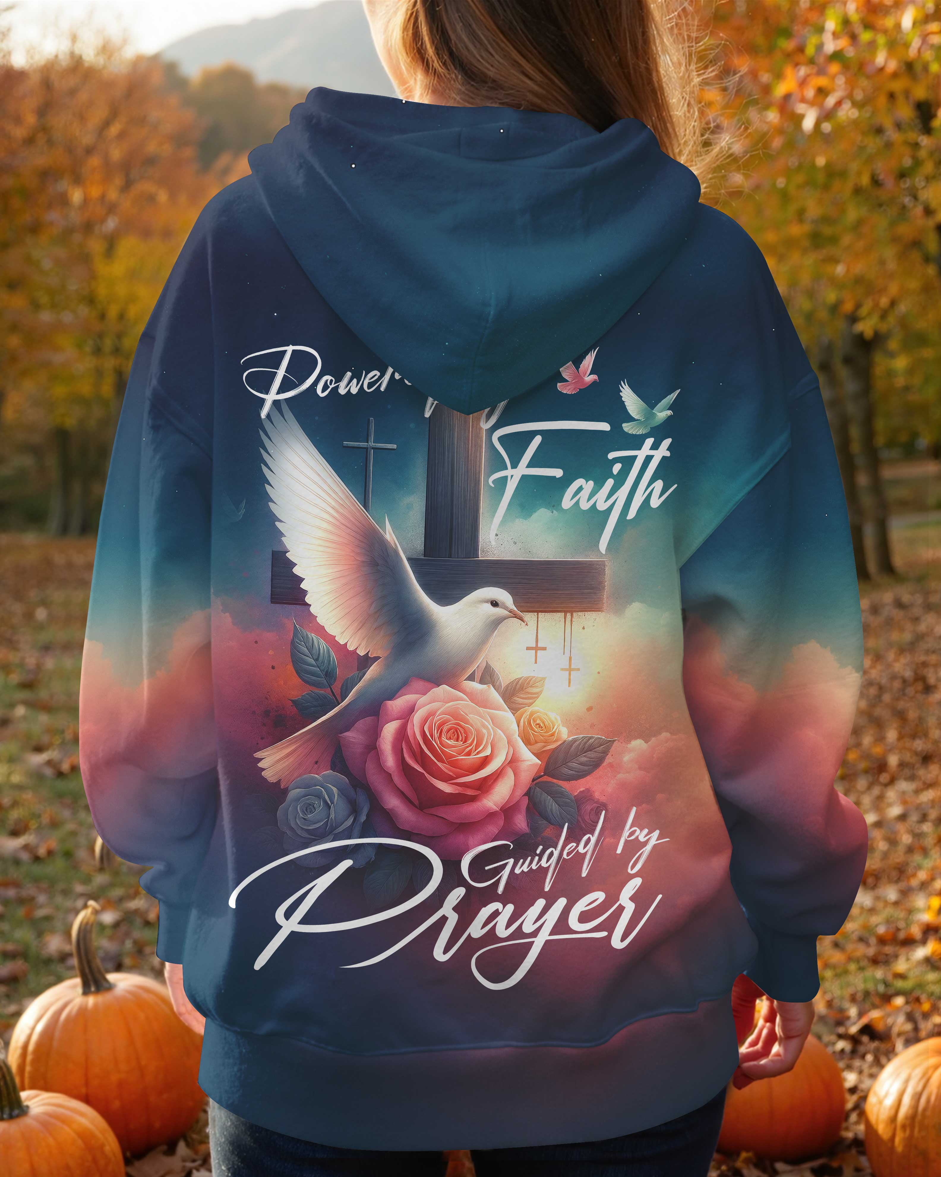 Powered By Faith Guided By Prayer Shirt
