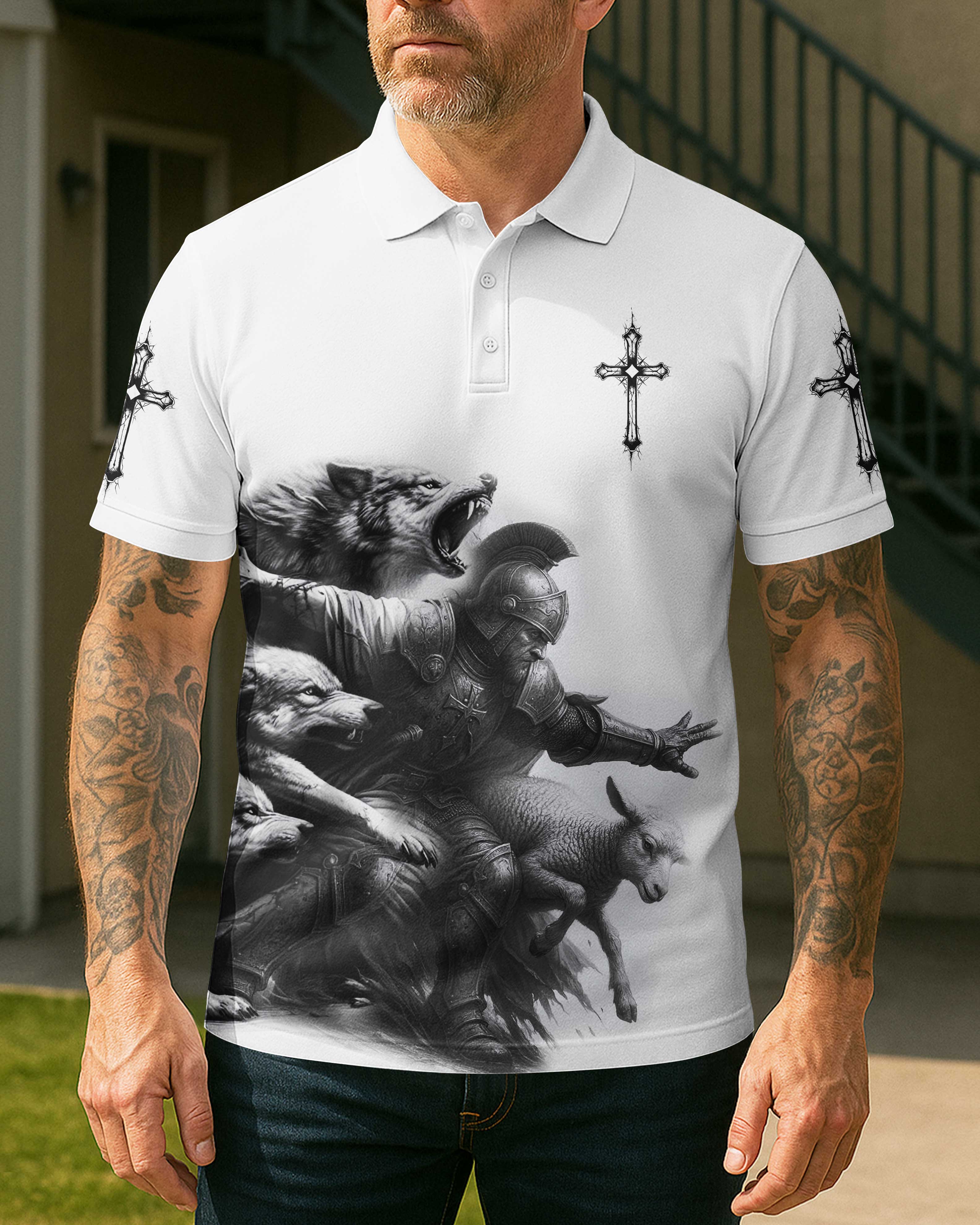 God's Warrior Does Not Fear The Wolves He Was Sent To Fight Them Shirt