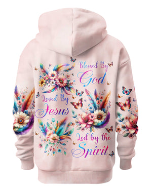 Blessed By God Loved By Jesus Led by the Spirit Shirts