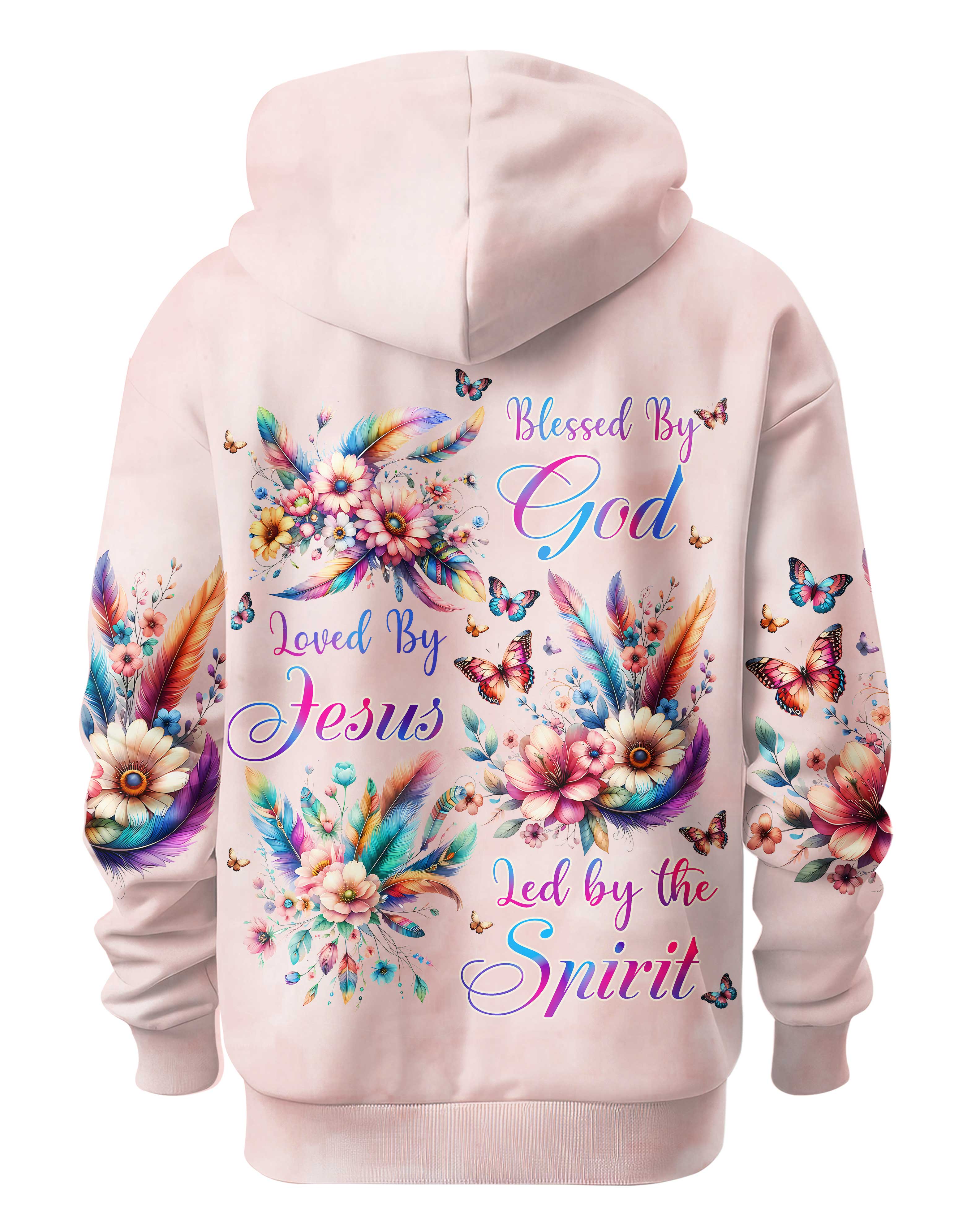 Blessed By God Loved By Jesus Led by the Spirit Shirts