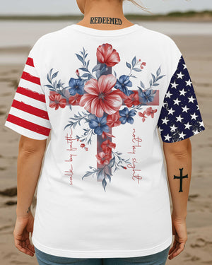 Walk By Faith Not By Sight All Over Print T-Shirt