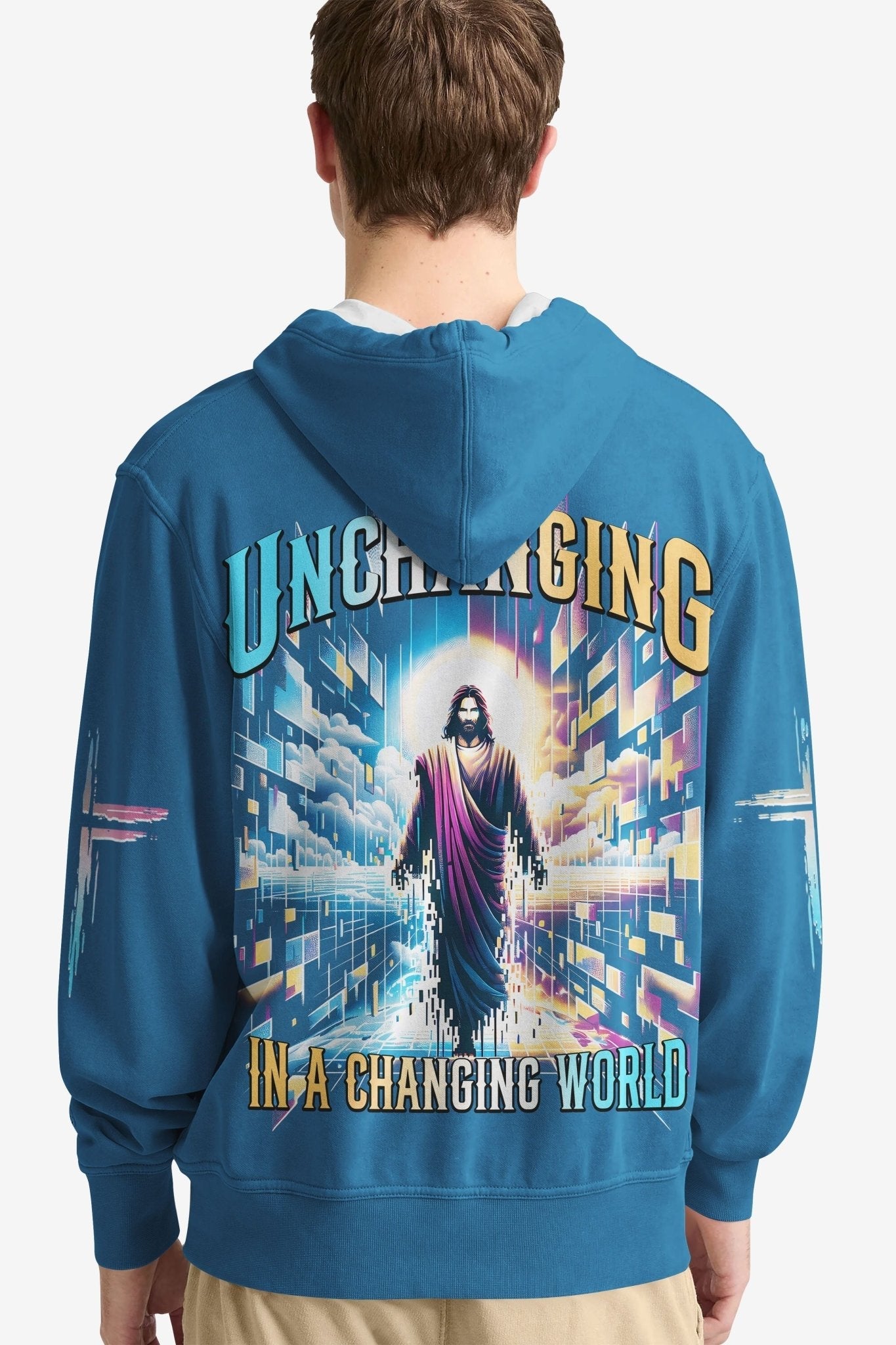 Unchanging In A Changing World All Over Print Hoodie