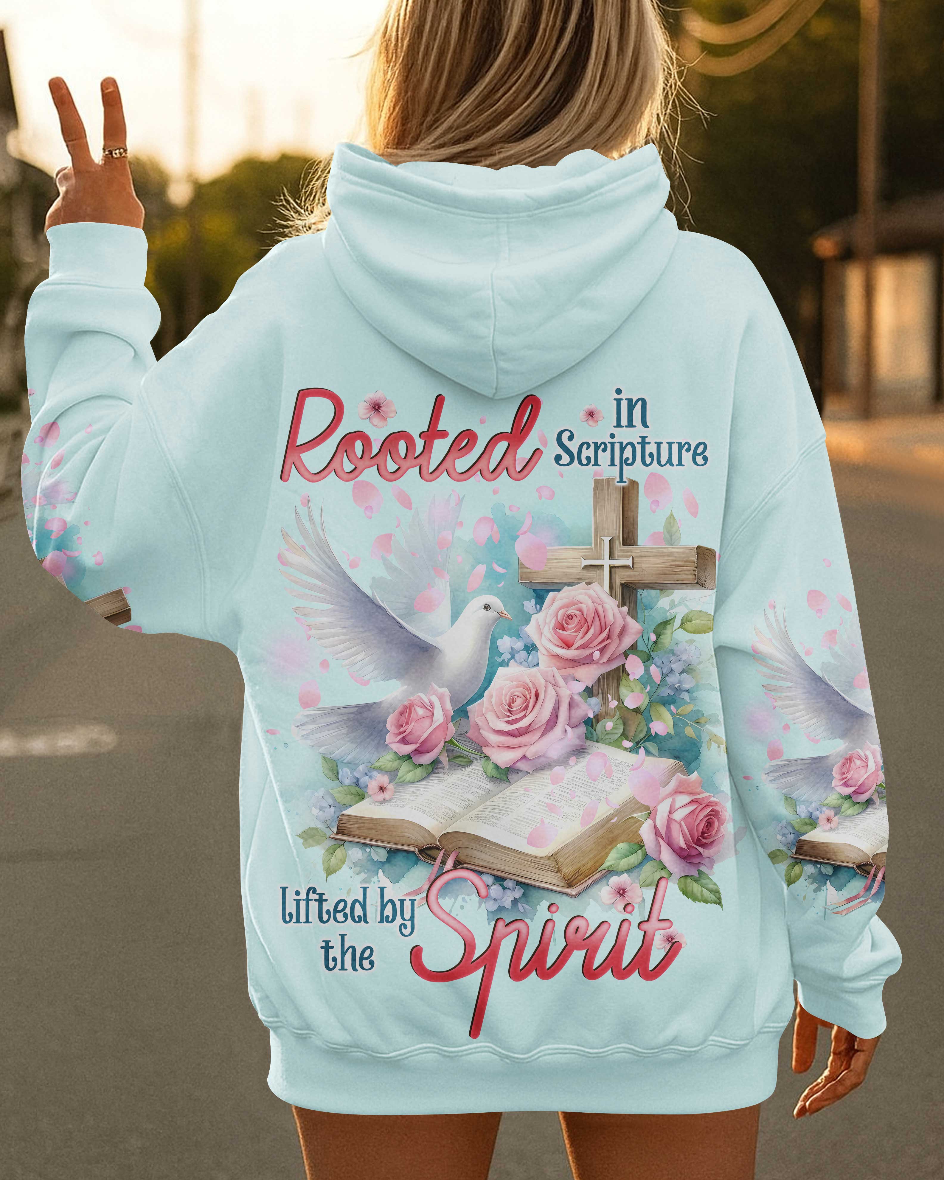 Rooted In Scripture Lifted By The Spirit Shirt