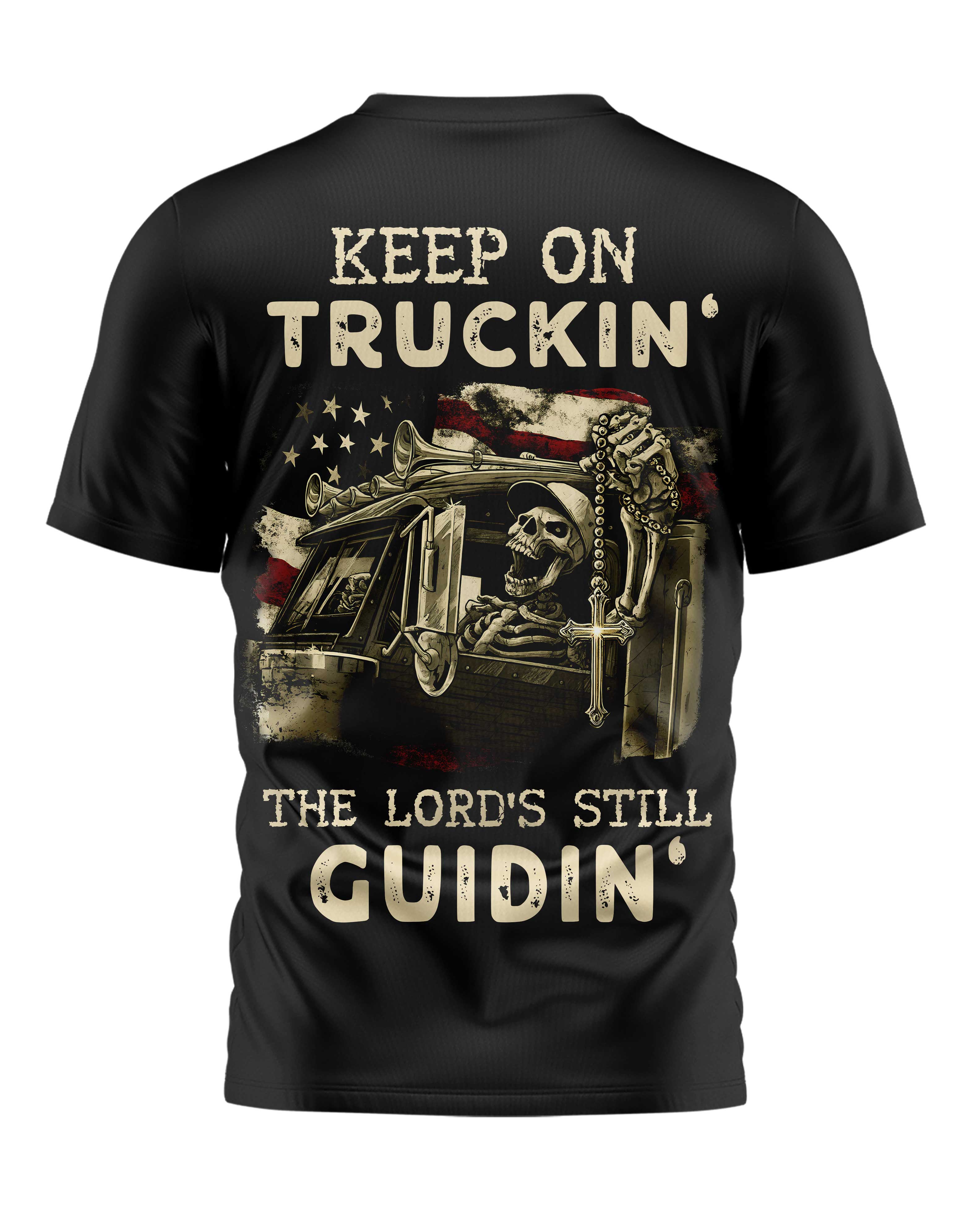 Keep On Truckin' All Over Print T-Shirt