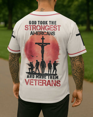 God Took The Strongest Americans Jersey
