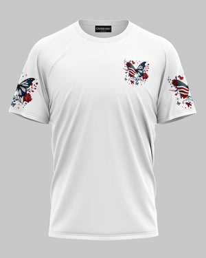 Loves Jesus And America Too All Over Print T-Shirt