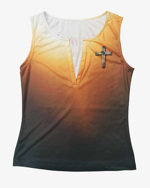 His Mercies Are New Every Morning All Over Print V-neck Tank Top