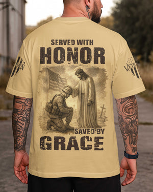 Served With Honor All Over Print T-Shirt