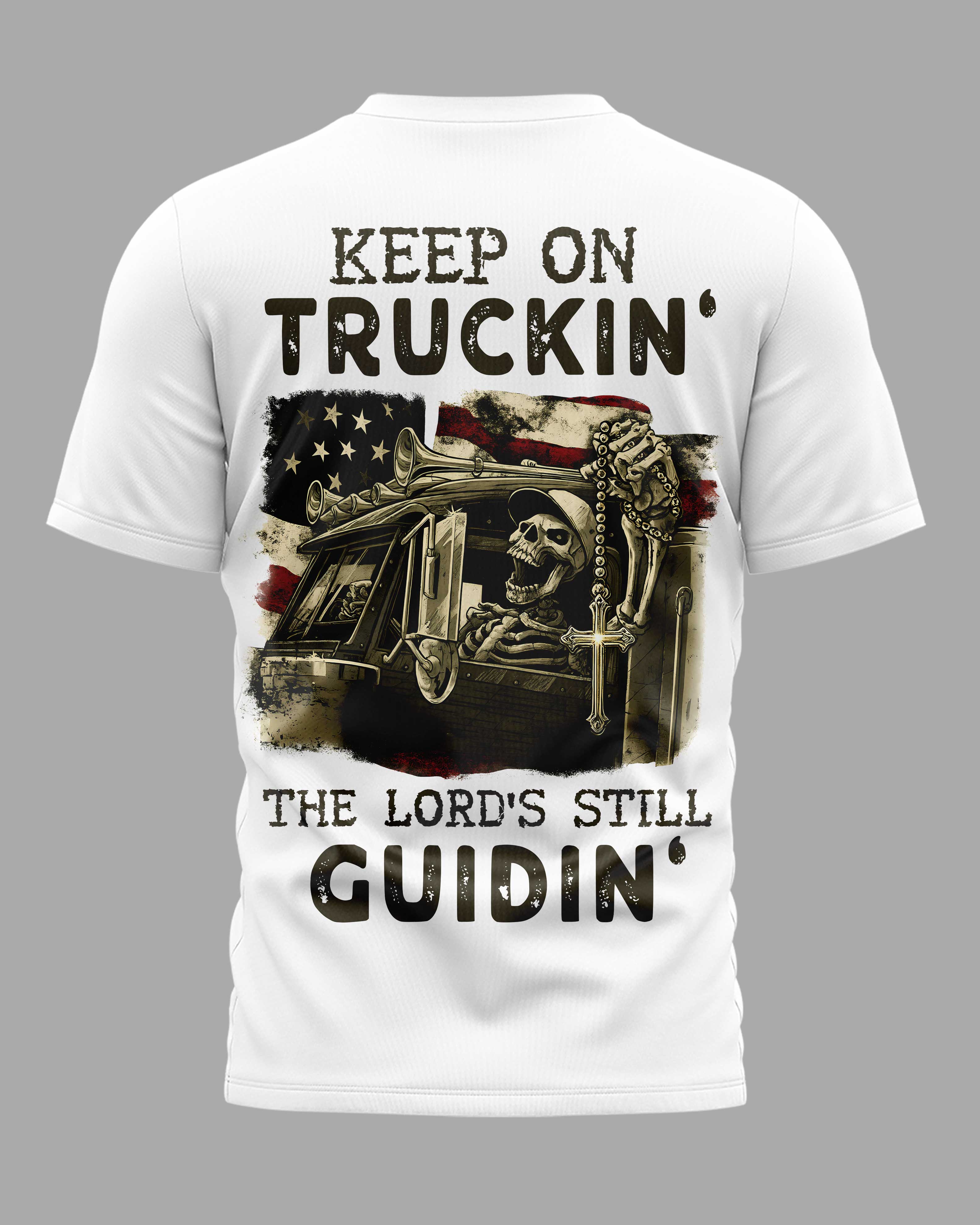 Keep On Truckin' All Over Print T-Shirt