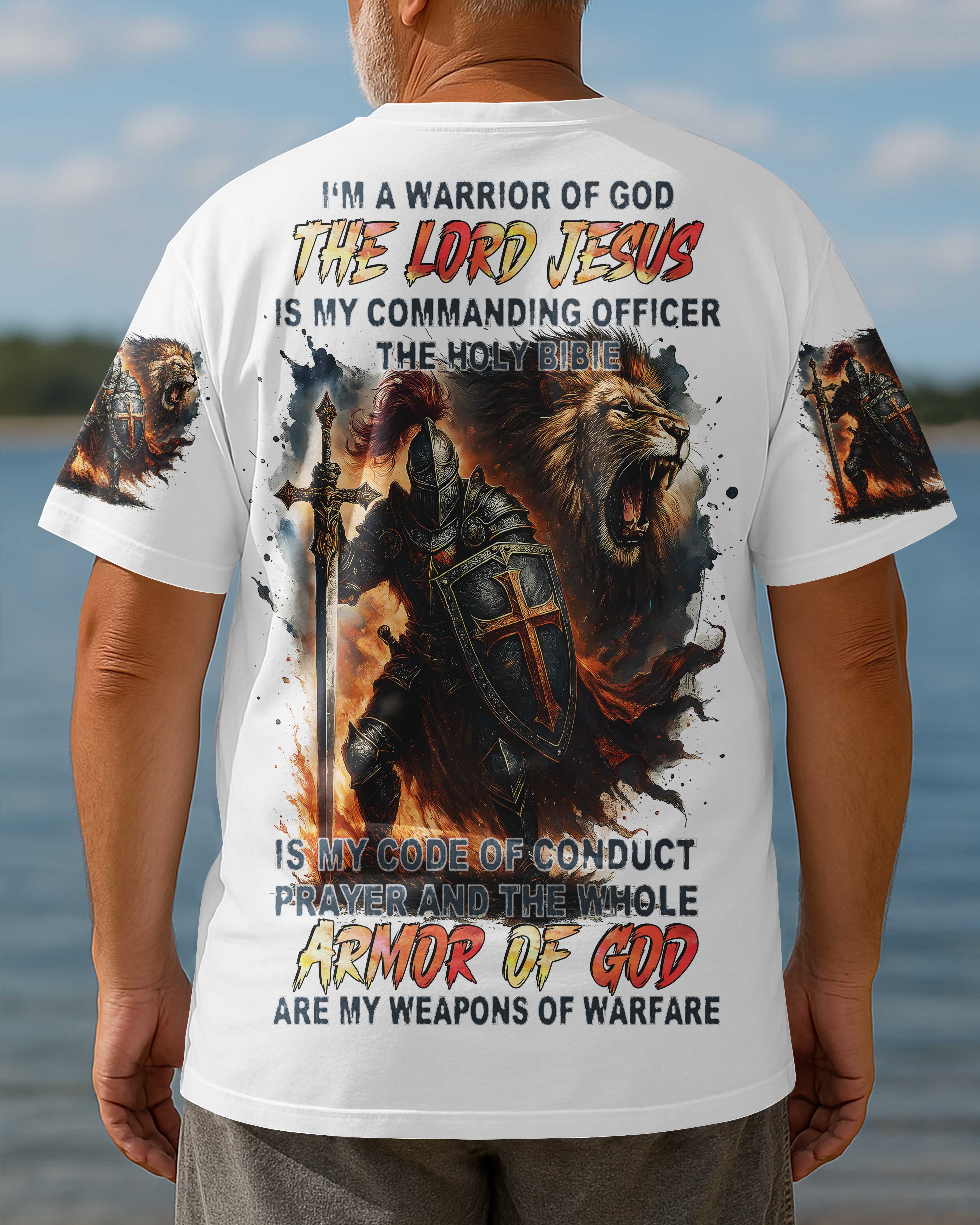 I'm A Warrior Of God All Over Print T-Shirt