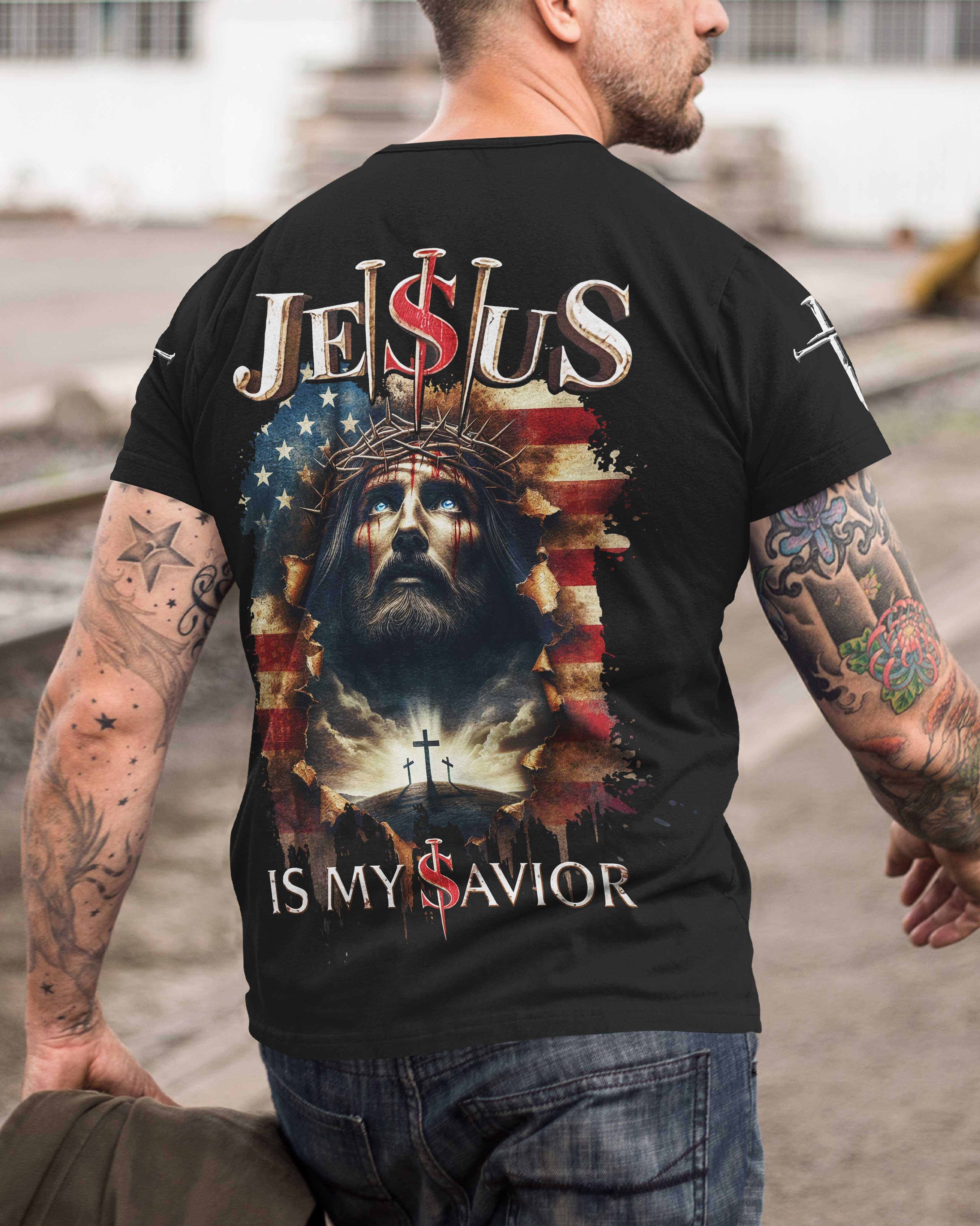 Jesus Is My Savior All Over Print T-Shirt