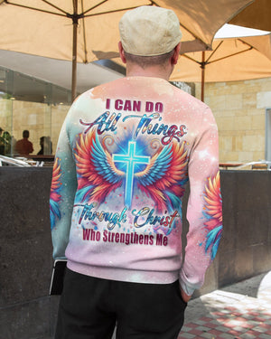 I Can Do All Things Through Christ Who Strengthens Me All Over Print Sweater