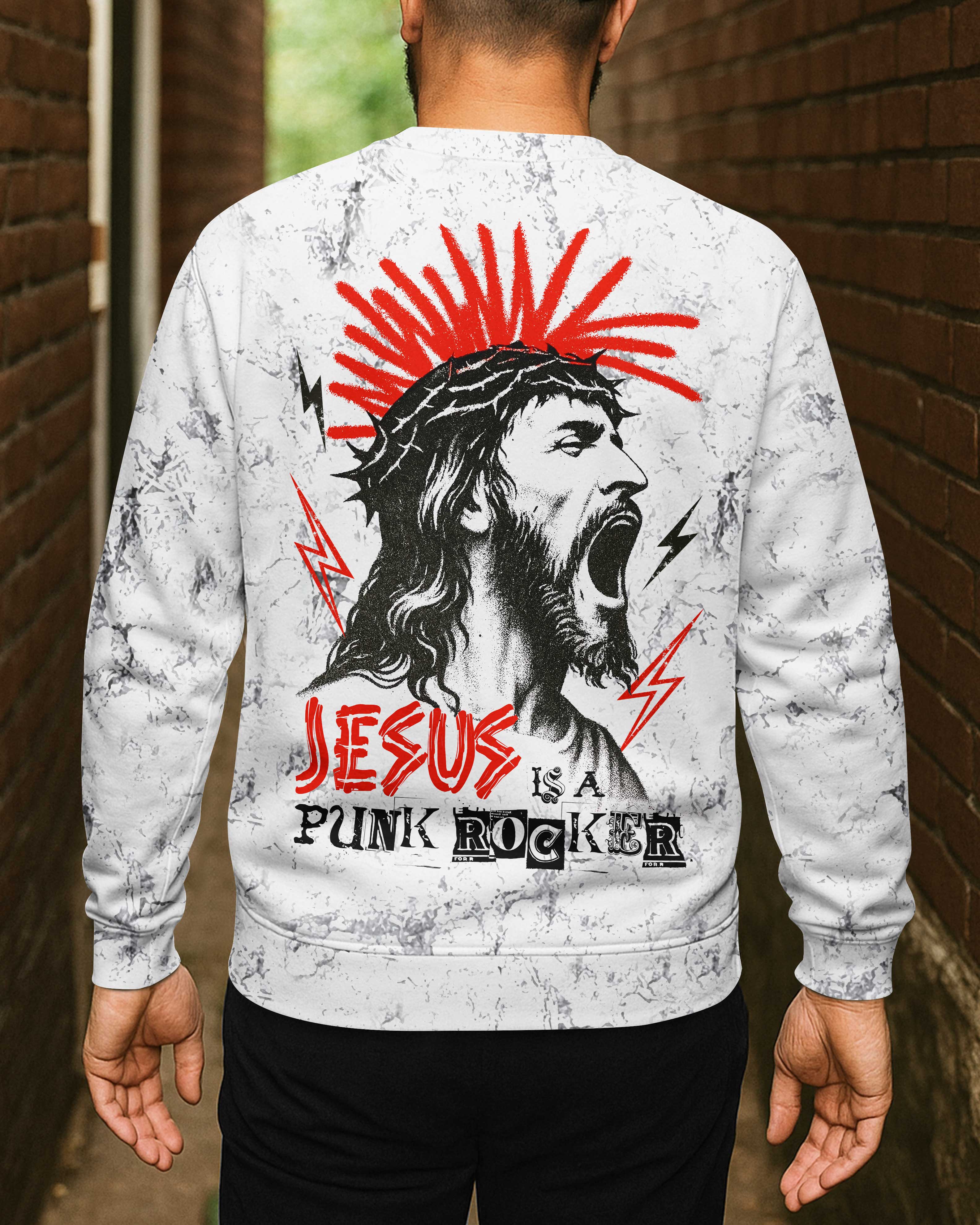 Jesus Is A Punk Rocker Shirt