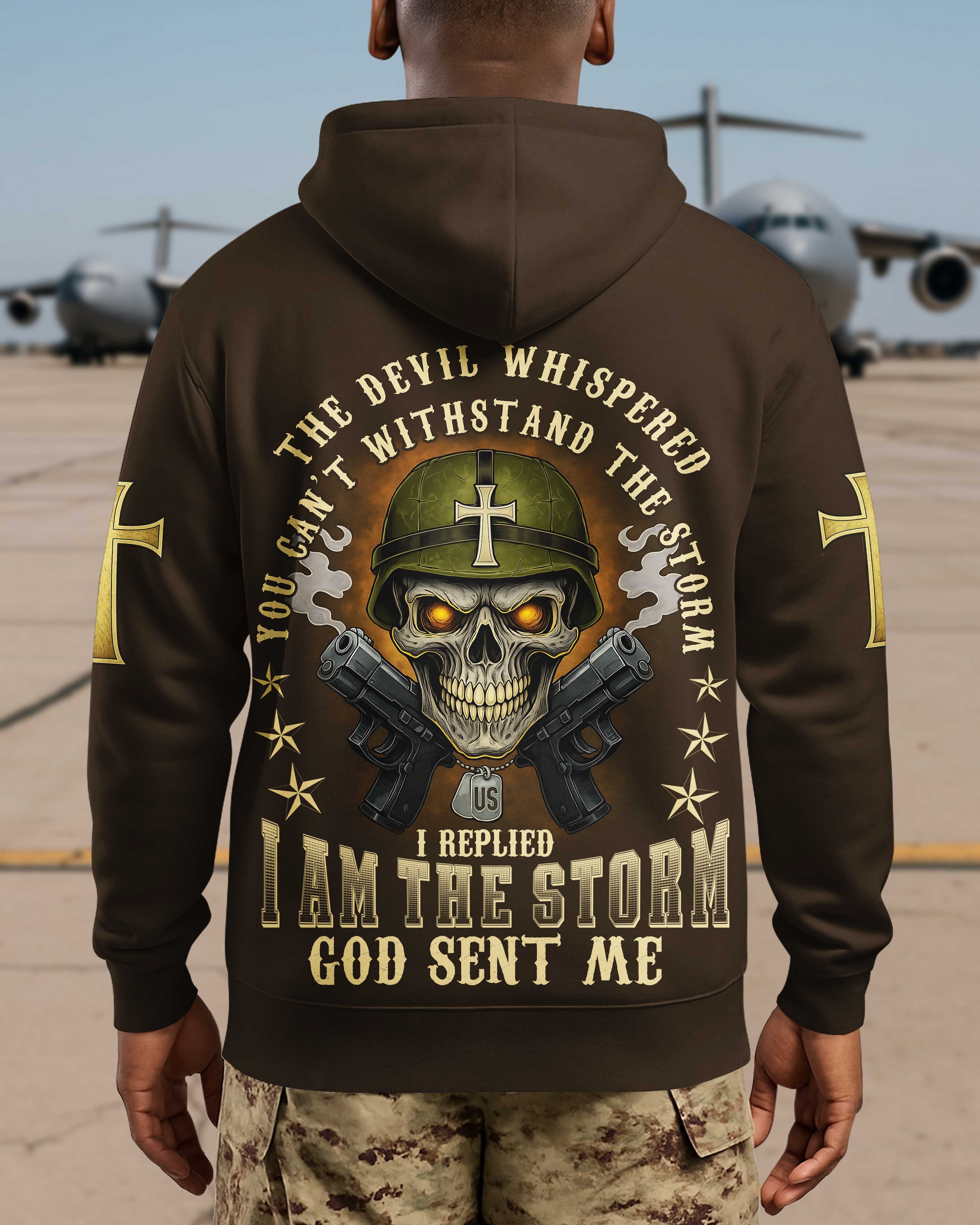 The Devil Whispered You Can't Withstand The Storm Shirt