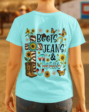 Boots Jeans & Jesus T-Shirt