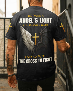 Between Angel's Light All Over Print T-Shirt