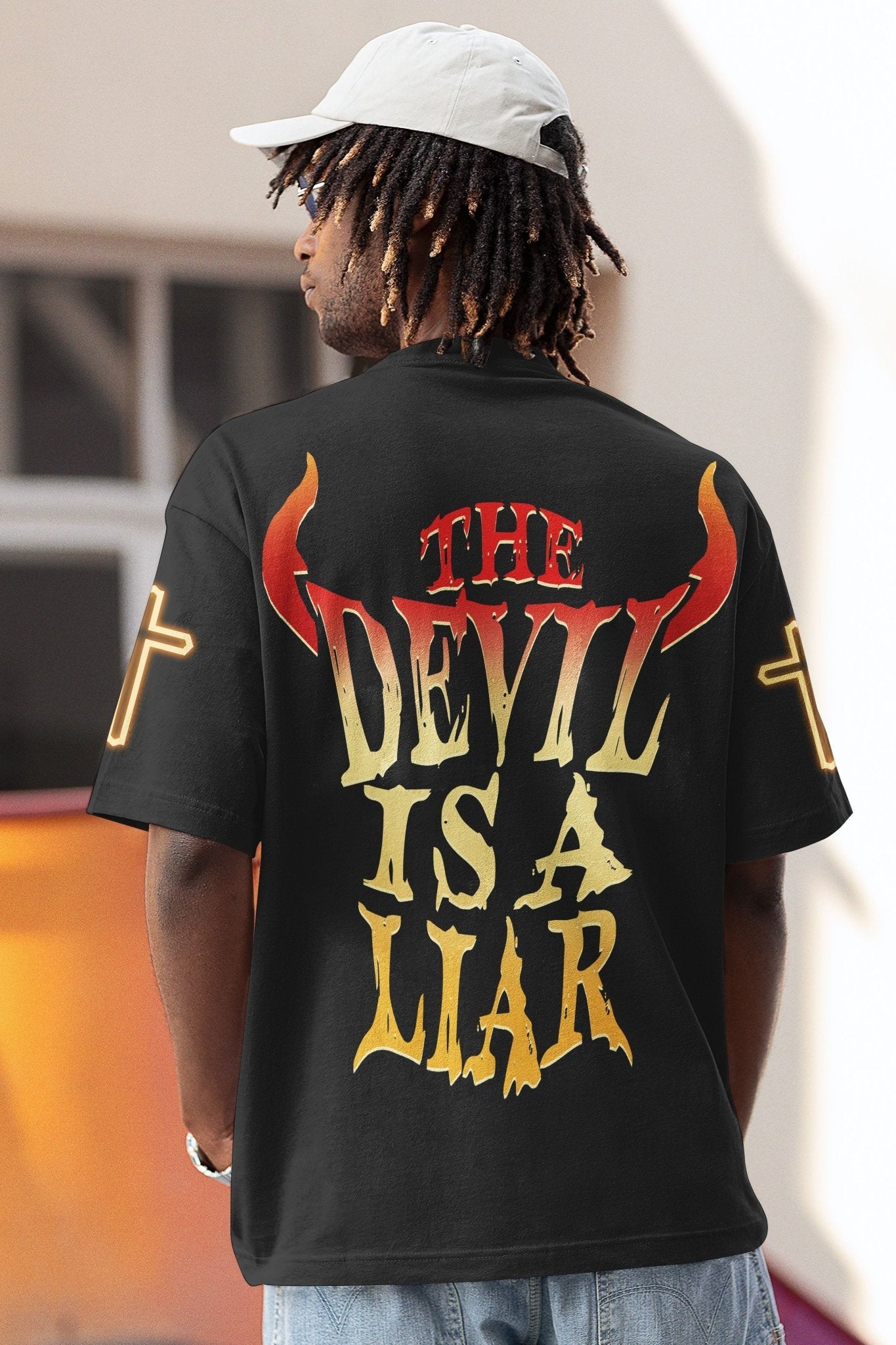 The Devil Is A Liar All Over Print T-shirt