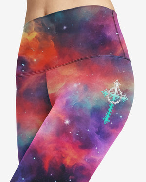 They Will Soar On Wings Like Eagles All Over Print Leggings