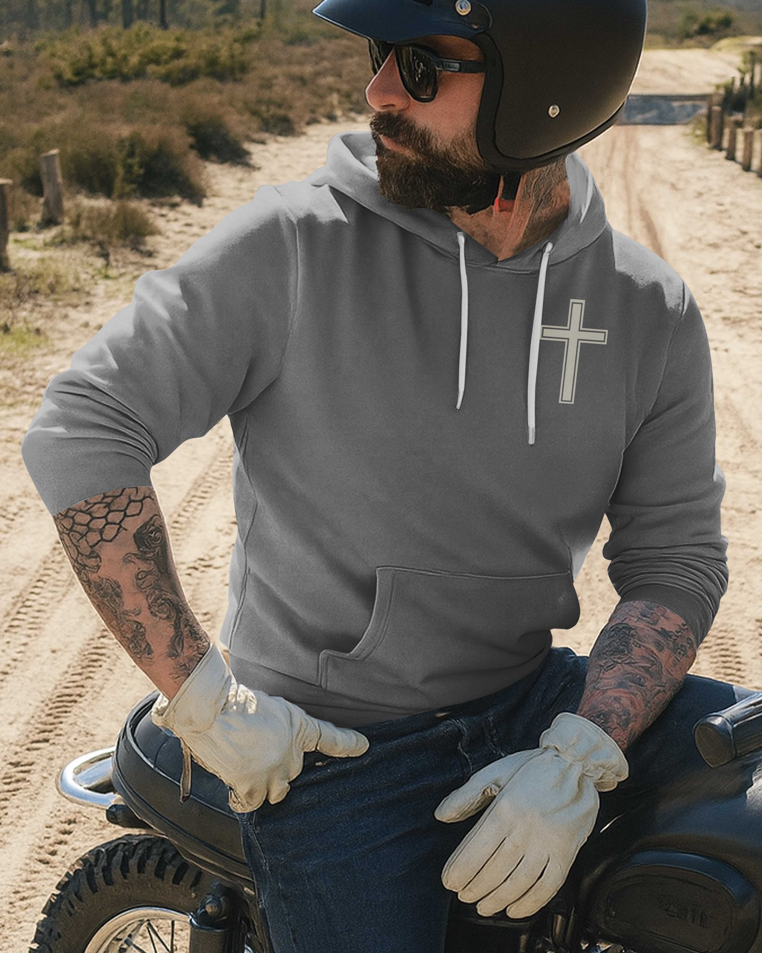 My Faith Is Louder Than My Exhaust All Over Print Hoodie