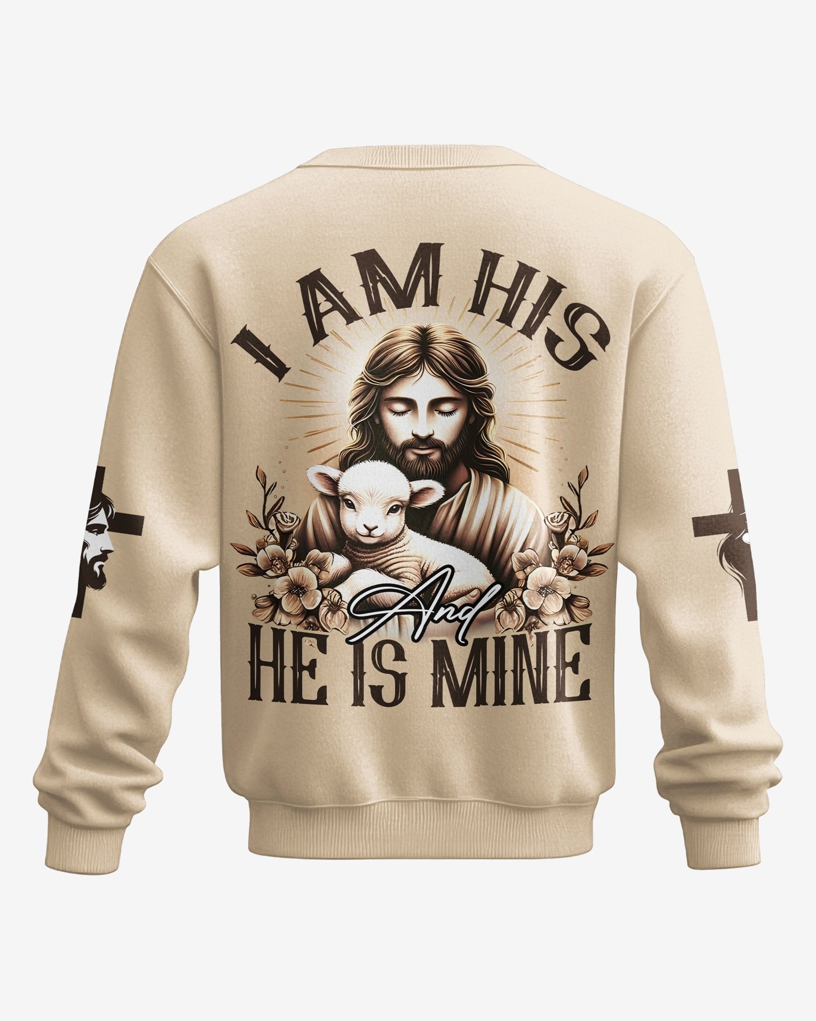 I Am His And He Is Mine All Over Print Sweater