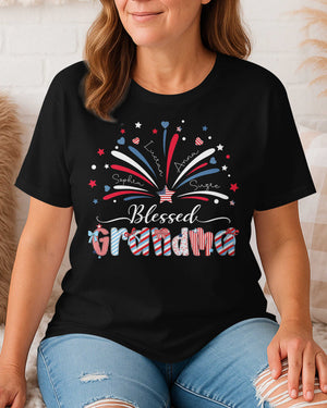 Blessed Grandma Independence Day T-Shirt