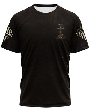 Veteran By Duty All Over Print T-Shirt