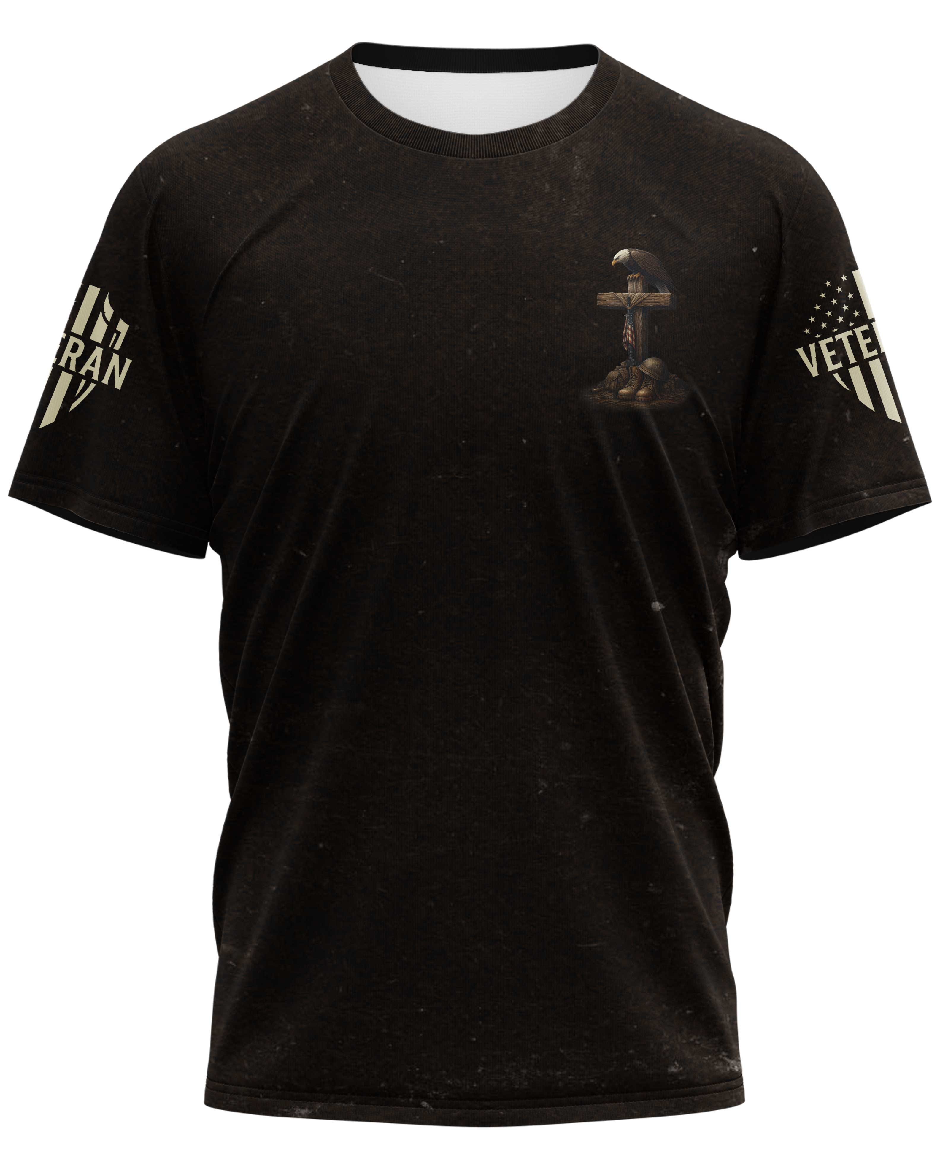 Veteran By Duty All Over Print T-Shirt